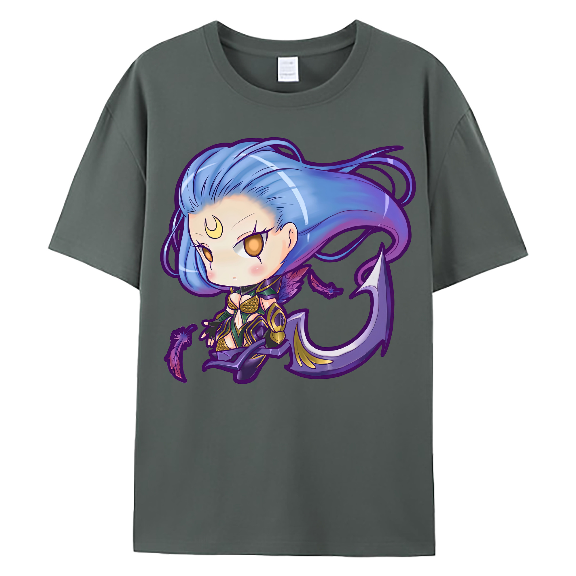 （画像用） リーグ・オブ・レジェンド League of Legends LOL 綿100％ メンズ半袖Tシャツ｜肌触りやわらか＆通気性